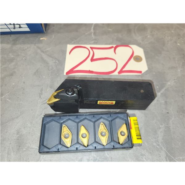 New SANDVIK Holder QS-CP-25BR-16 with Inserts(5)