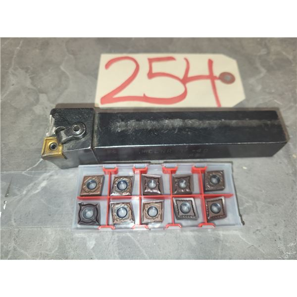 CARBOLOY Holder MCLNR-16-4D with Insert(10) CNMG-432