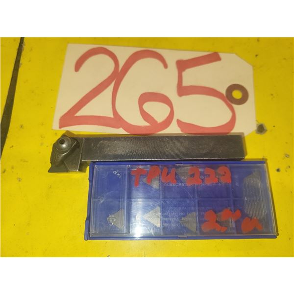 Valenite Holder CTGPR-08-2 A with Inserts(10) TPU 222