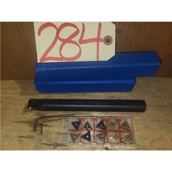 New Boring Bar MTQNR-16 with Inserts(10) TNMG-332