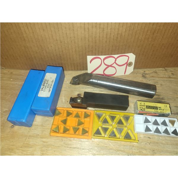 Boring Bar + Valenite Holder with Inserts( 38) TPG 322 / TPUN 10603...