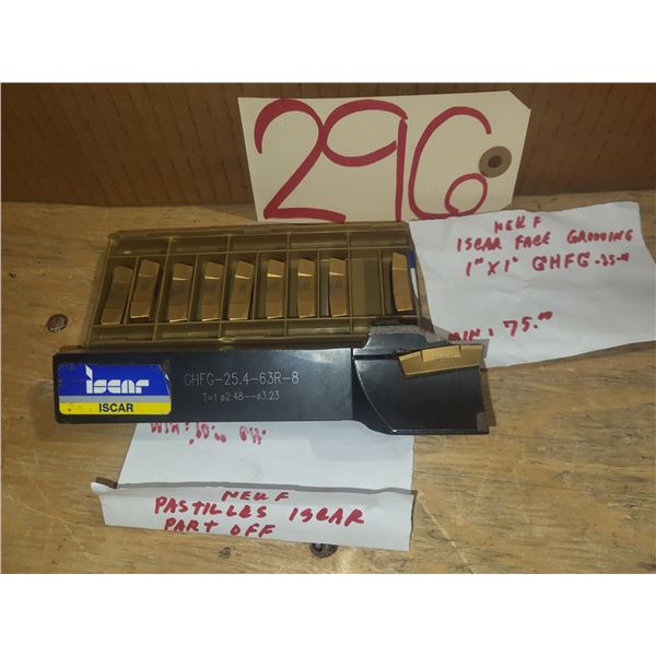 New Iscar Face Grooving Holder with Inserts