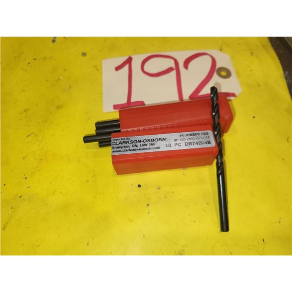 Lot(10) of Clarkson-Osborn Drill #4