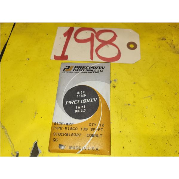 Lot(12) of Precision Twist Drill #17