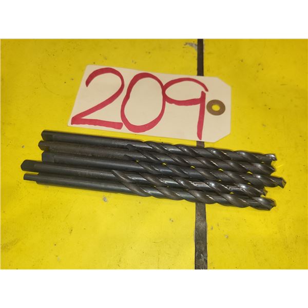 Lot(5) of Long Drill 5/16" Regrinded Tip