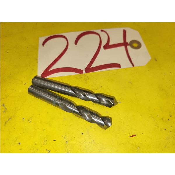 Set(2) of Stub Drill 3/8" regrinded Tip