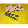 Image 1 : Set(2) of Stub Drill 3/8" regrinded Tip