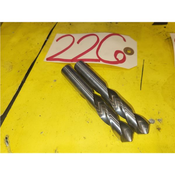 Set(2) of Stub Drill 9/16" Regrinded tip