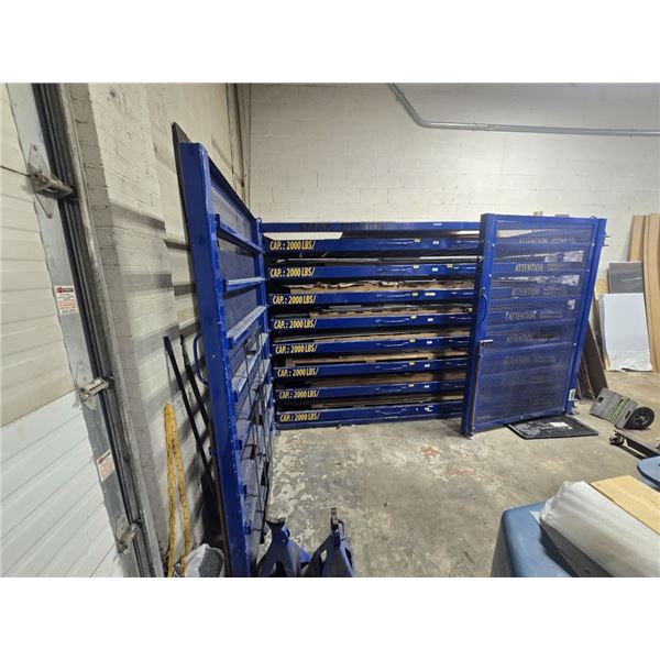 Sheet rack + steel / stainless / aluminum remnants