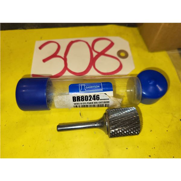 GARRYSON Carbide Burr shank 1/4" for hard steel / Stainless