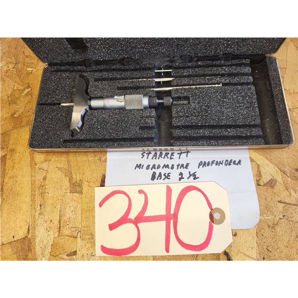 Starrett No.449 Depth Micrometer