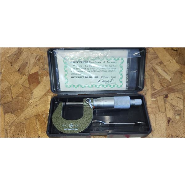 Mitutoyo No.103-259 Micrometer 0-1"