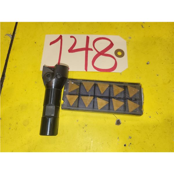 Indexable End Mill 1"1/4 with Inserts(10)