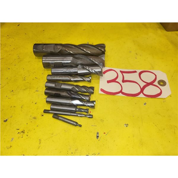 Lot of assorted HSS End Mill