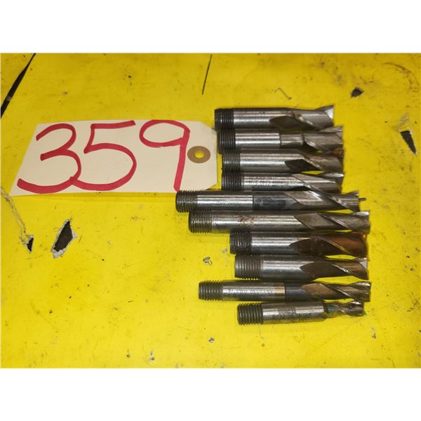 Lot of assorted HSS End Mill