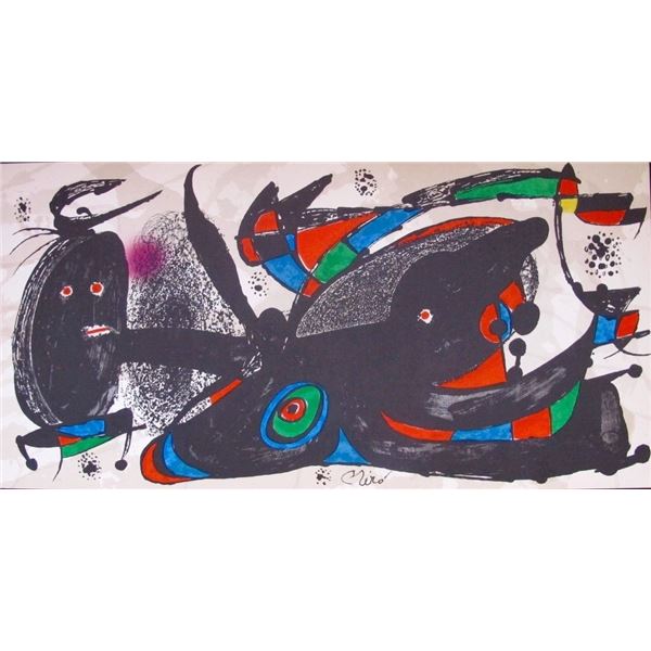 Joan Miró “Escultor Great Britain” Original Lithog