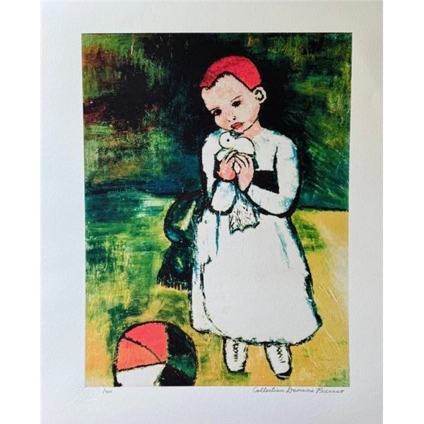 Pablo Picasso “Child Holding Dove” Limited Edition