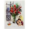 Image 3 : Marc Chagall “Les Fleurs Rouges” Limited Edition G