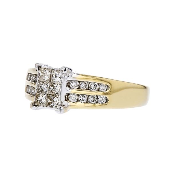 14K Yellow Gold 0.80ctw Diamond Ring