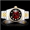 Image 4 : Rolex Two-Tone 36MM DateJust Diamond Wristwatch