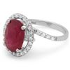 Image 8 : 14K Gold 5.00ct Ruby & 0.50ct Diamond Ring