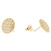 Image 4 : 14K Yellow Gold 0.75ctw Diamond Earrings