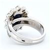 Image 4 : 14K Gold 4.50ct Sapphire & 1.50ctw Diamond Ring
