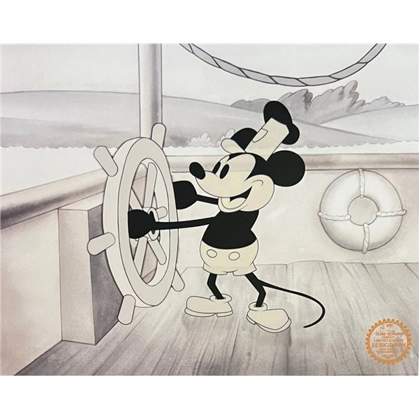 Disney “Steamboat Willie” Mickey Mouse Sericel