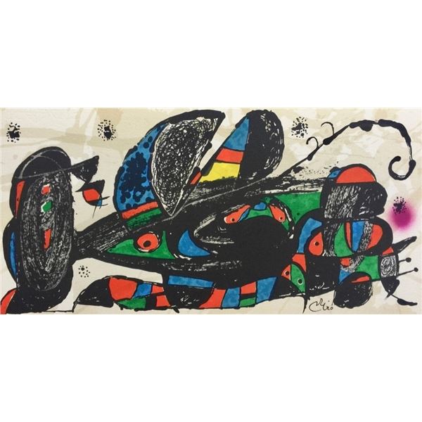 Joan Miró “Escultor Iran” Original Lithograph