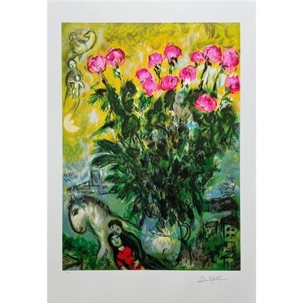 Marc Chagall “Le Roses” Large Limited Edition Gicl