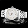 Image 6 : Rolex DateJust SS Diamond 36MM Wristwatch