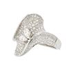 Image 1 : 18K White Gold 1.90ctw Diamond Ring