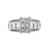 Image 2 : 14K White Gold 1.70ctw Diamond Ring