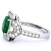 Image 4 : 14K Gold 1.81ct Emerald & 0.72ctw Diamond Ring