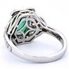 Image 5 : 14K Gold 1.81ct Emerald & 0.72ctw Diamond Ring
