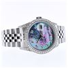 Image 3 : Rolex DateJust SS Blue 1.50ct Diam 36 Wristwatch