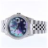 Image 7 : Rolex DateJust SS Blue 1.50ct Diam 36 Wristwatch