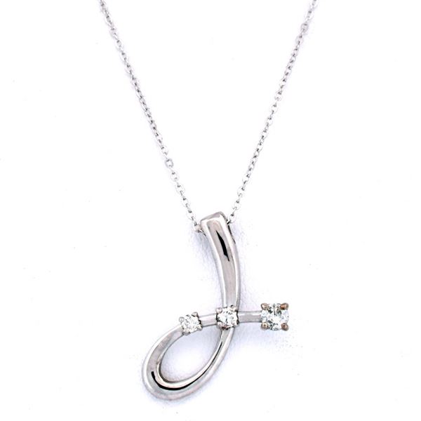 14K Gold 0.30ctw Diamond Pendant with Chain