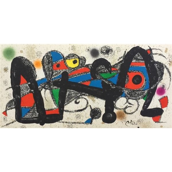 Joan Miró “Escultor Portugal” Original Lithograph