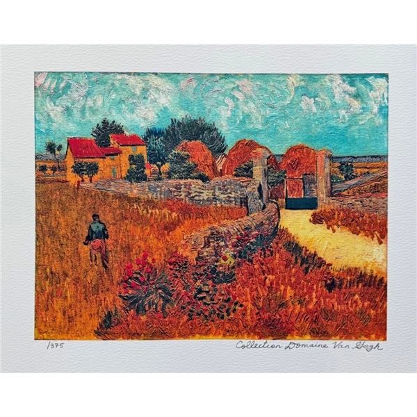 Vincent van Gogh “Farmhouse in Provence” Limited E