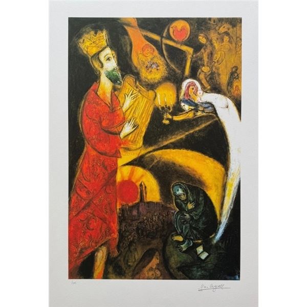 Marc Chagall “King David” Large Limited Edition Gi