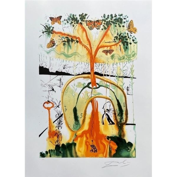 Salvador Dalí “Mad Tea Party” Limited Edition Lith