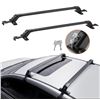 Image 1 : Brand New Universal Roof Rack Cross Bars – Adjustable 165 LB Capacity – Model CT