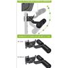 Image 3 : Brand New Kipika 2 Inch. Leg Extension Attachment for Weight Bench – Adjustable Leg Workout