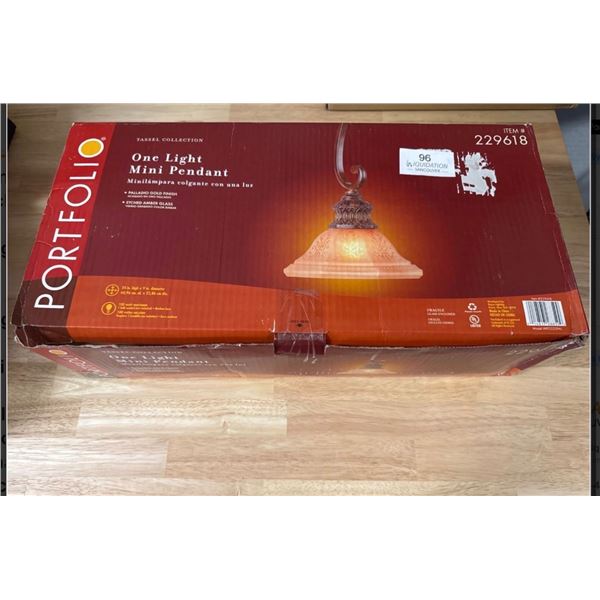 Brand New PORTFOLIO Mini Pendant Light