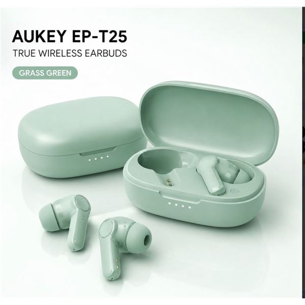 Brand New AUKEY EP-T25 True Wireless Earbuds – Grass Green