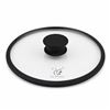 Image 1 : Brand New GLOU-GLOU GOOSE 10.5-Inch Glass Microwave Splatter Cover – Black