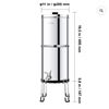 Image 3 : Brand New 2.25-Gallon Stainless Steel Gravity-Fed Countertop Water Filtration System