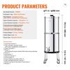 Image 4 : Brand New 2.25-Gallon Stainless Steel Gravity-Fed Countertop Water Filtration System