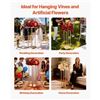 Image 3 : Brand New 10-Piece 23.62-Inch Gold Wedding Flower Stand Set